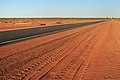 * Nomination The Lasseter Highway in central Australia --99of9 14:06, 3 October 2009 (UTC) * Promotion  Comment A tad overexposed IMHO, and visible vignetting. Can you do something about that? -- H005 20:07, 6 October 2009 (UTC)  CommentHow does it look now? I'm learning so much this week about correcting aberrations! --99of9 03:08, 7 October 2009 (UTC) Great! -- H005 09:00, 7 October 2009 (UTC)